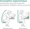 CELLONIC - mini rehausseur Silicone noir pour PC portable - Voir les images du produit 6