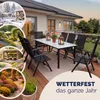 CASARIA® Gartenmöbel Set 8 Stühle mit Tisch 190x90cm Produktbild-Vorschau 10