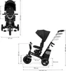 Kinderkraft Easytwist Triciclo nero Anteprima dell’immagine prodotto 14