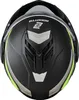 Bogotto FS-X600 Atyr casque pliable, noir mat/gris/jaune, M Voir les images du produit 5