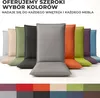 Pillows24 Poduszka na krzesła ogrodowe -120x50x8 cm / Podgląd zdjęcia produktu 4