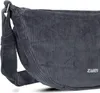 A close-up shot of a grey corduroy backpack. Produktbild-Vorschau