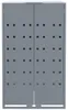 vidaXL Box na odpadky pre 6 ton sivý 414x79x117 cm oceľ Náhľad obrázku produktu 5