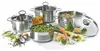 KARL KRÜGER Set de casseroles Manhattan acier inoxydable 4 Voir les images du produit 2