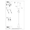 Lampa wisząca z betonu architektonicznego QUBIC szara Podgląd zdjęcia produktu 5