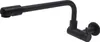 A black wall-mounted kitchen faucet. Podgląd zdjęcia produktu