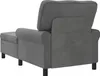 vidaXL Lounge-Liege mit Kissen Dunkelgrau 91 x 157 x 91 cm Produktbild-Vorschau 6