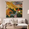 MuchoWow® Wandteppich Wandbehang Landschaft mit einem Haus Produktbild-Vorschau 5
