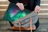 MuchoWow® Laptop Hülle 14 ZollNordlichter - Alaska - Berge Produktbild-Vorschau 6