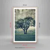Gerahmtes Poster - Rahmen in heller Eiche - Baum Natur Feld Produktbild-Vorschau 5