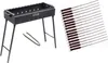 Mangal Holzkohlegrill 2mm Stahl 90 cm lang mit Klappbeinen Produktbild-Vorschau 1