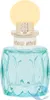A studio shot of a Miu Miu L'Eau Bleue Eau de Parfum bottle. Voir les images du produit