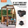 VEVOR Kit de support pour pergola 152,4 x 152,4 mm, 8 Voir les images du produit 2