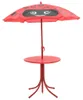 vidaXL Salon de jardin pour enfants avec parasol rouge Voir les images du produit 5
