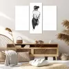 Bild auf Leinwand - Leinwandbild - 3 Teile - Aquarell Frau Produktbild-Vorschau 7