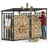 Rack à bois métallique extérieur galvanisé 300x105x185 5m³ Voir les images du produit 1