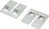 Two metal adapter clips are shown on a white background. Podgląd zdjęcia produktu