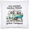 Nur die Coolesten gehen Campen Kissen Inkl Füllung Camping Produktbild-Vorschau 1
