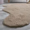TT Home Wohnzimmer Teppich Unifarben Flauschig Modern Produktbild-Vorschau 2