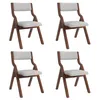 Flieks Klapstoelen voor de eetkamer, set van 4, linnen, Productafbeelding-voorbeeld 6