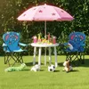 Sunula Kinder Campingstuhl mit Getränkehalter, Anglersessel Produktbild-Vorschau 3