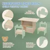Joyz Kindersitzgruppe mit Tisch & 2 Stühlen, aus Holz, Produktbild-Vorschau 3