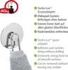 WENKO 2er Set Turbo-Loc® Adapter Befestigen ohne Bohren Produktbild-Vorschau 3