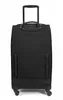 A black suitcase with a retractable handle and wheels, shown from the back. Anteprima dell’immagine prodotto