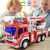 Feuerwehrauto, Reibungskraft Spielzeug Auto, Feuerwehr Produktbild-Vorschau 8