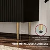 HOMCOM Buffet cuisine, meuble de rangement, avec 2 portes, Voir les images du produit 6