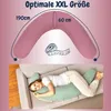 sei Design Stillkissen XXL 190x30 mit Musselin Bezug Produktbild-Vorschau 7