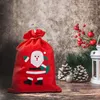 Geschenksack 3er Set 3 Motive 30x40cm Filz Santa Schneemann Produktbild-Vorschau 3