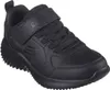 A black Skechers sneaker for boys. Voir les images du produit