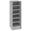 vidaXL Schuhschrank Betongrau 31,5x35x90 cm Holzwerkstoff Produktbild-Vorschau 1