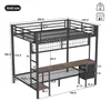 Łóżko piętrowe Flieks 90x200cm/140x200cm, łóżko na poddaszu Podgląd zdjęcia produktu 4