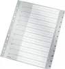 Leitz 12820000, Zakładka do kart numeryczna, Karton, Szary, Podgląd zdjęcia produktu 1