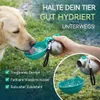 304 Edelstahl Tragbare Hundetrinkflasche, Kompakt reise Produktbild-Vorschau 3