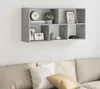 Półka ścienna betonowa szara 100x25x50 cm materiał Podgląd zdjęcia produktu 3