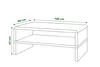 All4All Couchtisch Riva , kleiner Kaffeetisch , Produktbild-Vorschau 3