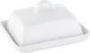 Porcelanowa maselniczka biała 16x13x6 cm Podgląd zdjęcia produktu 3