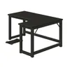 Eck-Gaming-Schreibtisch 140 cm, Schwarz, Modern & Loft, Produktbild-Vorschau 3