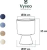 Vyveo - Vaso da fiori Monolith - Marrone (Retro) - 27x35 Anteprima dell’immagine prodotto 3