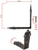 A product image showing corner brackets with dimensions indicated by red lines and text. Produktbild-Vorschau