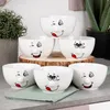 Ciotole in Vetroceramica con smiley 13,5 cm, 550 ml 6 pezzi Anteprima dell’immagine prodotto 2