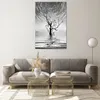 Bilder auf glas - Einteilig - Schwarzweiß Baum See - Produktbild-Vorschau 7