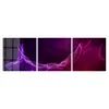 DEQORI Glasbild Echtglas 3x50x50 cm 'Abstrakte violette Produktbild-Vorschau 2