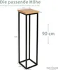 holz4home® Dekoständer-Set 3-tlg. in schwarz aus Massivholz Produktbild-Vorschau 7
