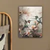 Wanddeko 30x40 cm - Tiere - Kolibri - Vögel - Blumen - Produktbild-Vorschau 5