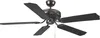 Stropní ventilátor Pearl Black 132 cm se stahovací šňůrou Náhled obrázku produktu 1