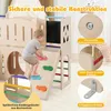 COSTWAY Kinderspeeltoestel met glijbaan en klimrek, 8-in-1 Productafbeelding-voorbeeld 5